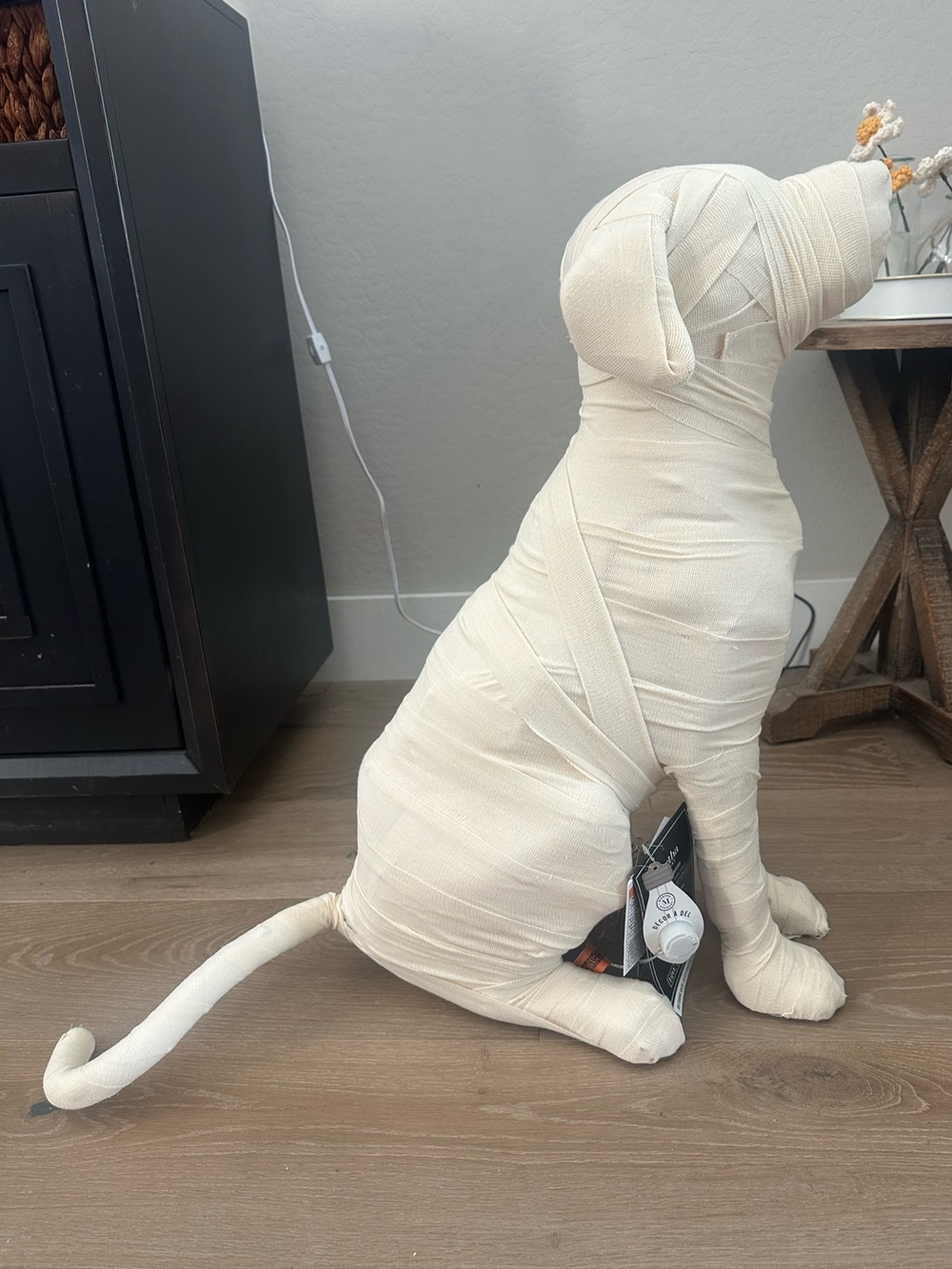 Viral HTF Martha Stewart XL LED Mummy Cat & Halloween Dog Set - Picture 11 of 13